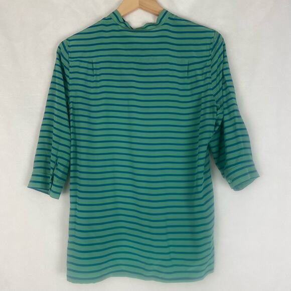 Fossil Women's 100% Silk Top Size Small - Picture 8 of 9